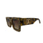 Diamond Eyes  | Leopard  Crystal Wayfarer Brown Sunglass