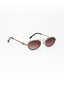 MW | Golden Brown Round Sunglasses