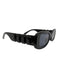 Russia | Black Diamond Rectangle Sunglass