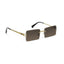 Austria | Golden Brown Rimless Rectangle Sunglass