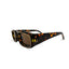 Sudan | Panther Golden Rectangle Sunglass