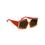 Brazil | Red Wayfarer Oversize Sunglass