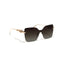 Mexico | Golden Black Rimless Oversize Sunglass