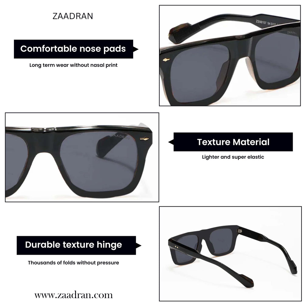 Cambria | Black Wayfarer Sunglass