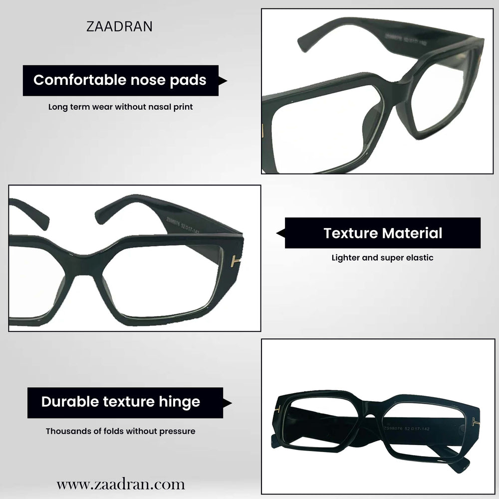 Bulgaria | Black T Transparent Wayfarer Sunglass