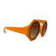 Forest Flair | Orange Round Sunglass