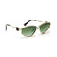 Italy | Golden Green Aviator Sunglass