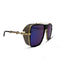 Laos | Golden Blue Aviator Sunglass