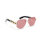 Tbilisi | Pink Golden Rimless Wayfarer Sunglass