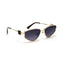 Italy | Golden Black Aviator Sunglass