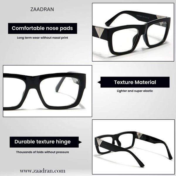 UAE | Black Silver Transparent Wayfarer Sunglass