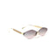 Rose Diamond | Golden Wine Rimless Sunglass