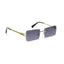 Austria |  Golden Rimless Rectangle Sunglass