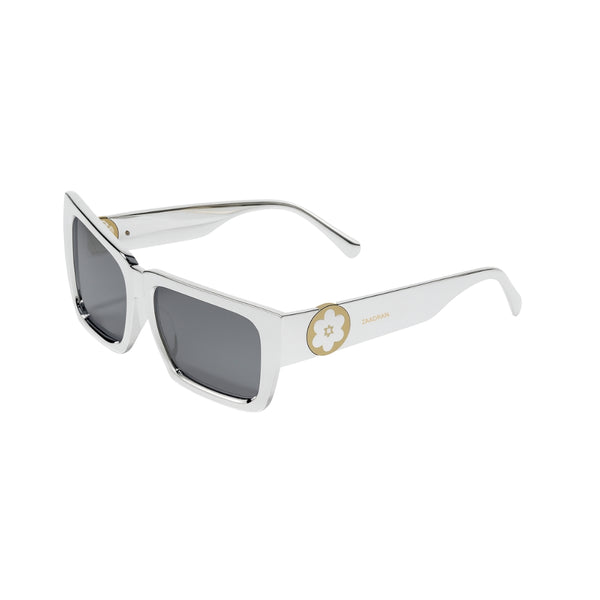 Raised Eye | Silver Wayfarer Sunglass