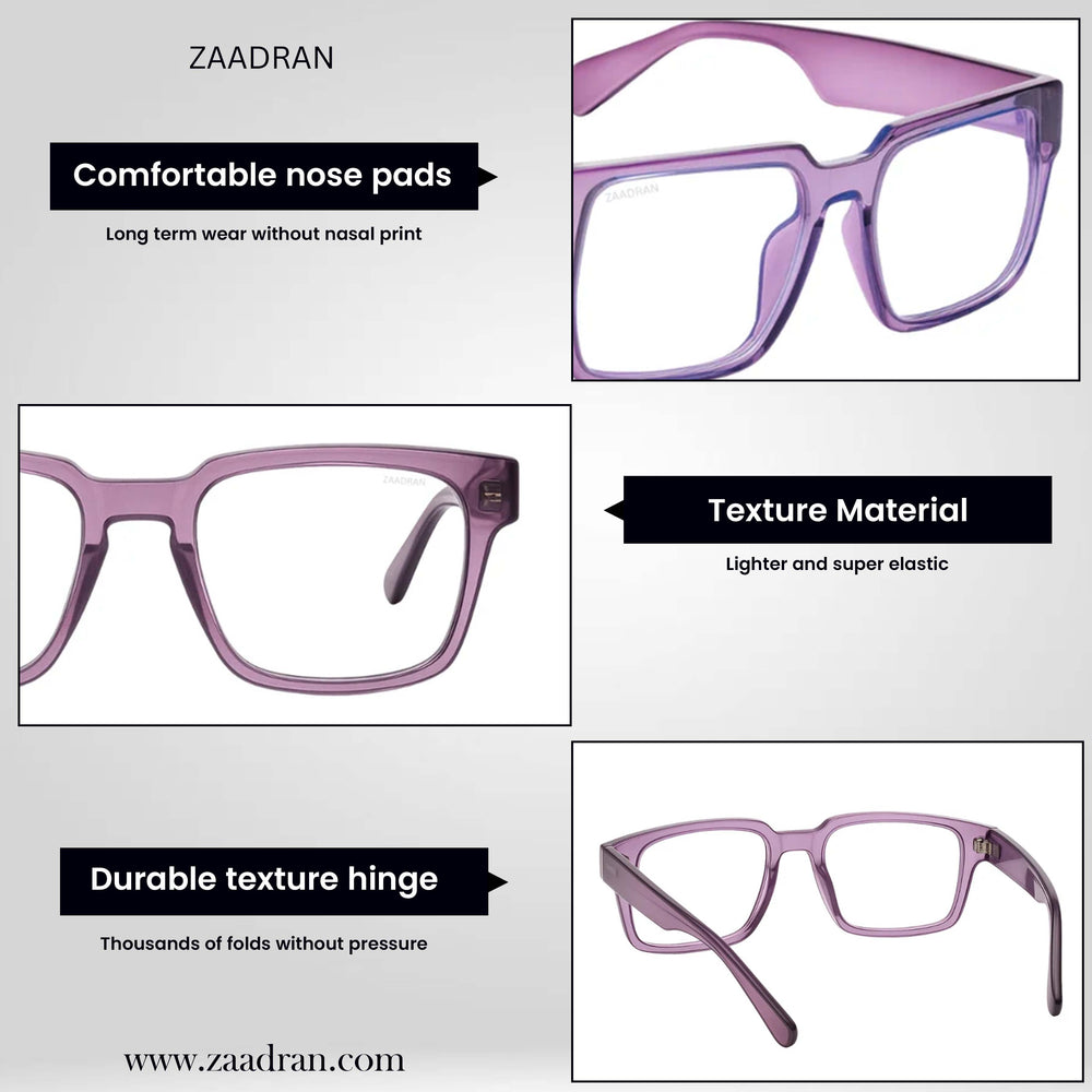 Argentina | Pink Transparent Wayfarer Sunglass