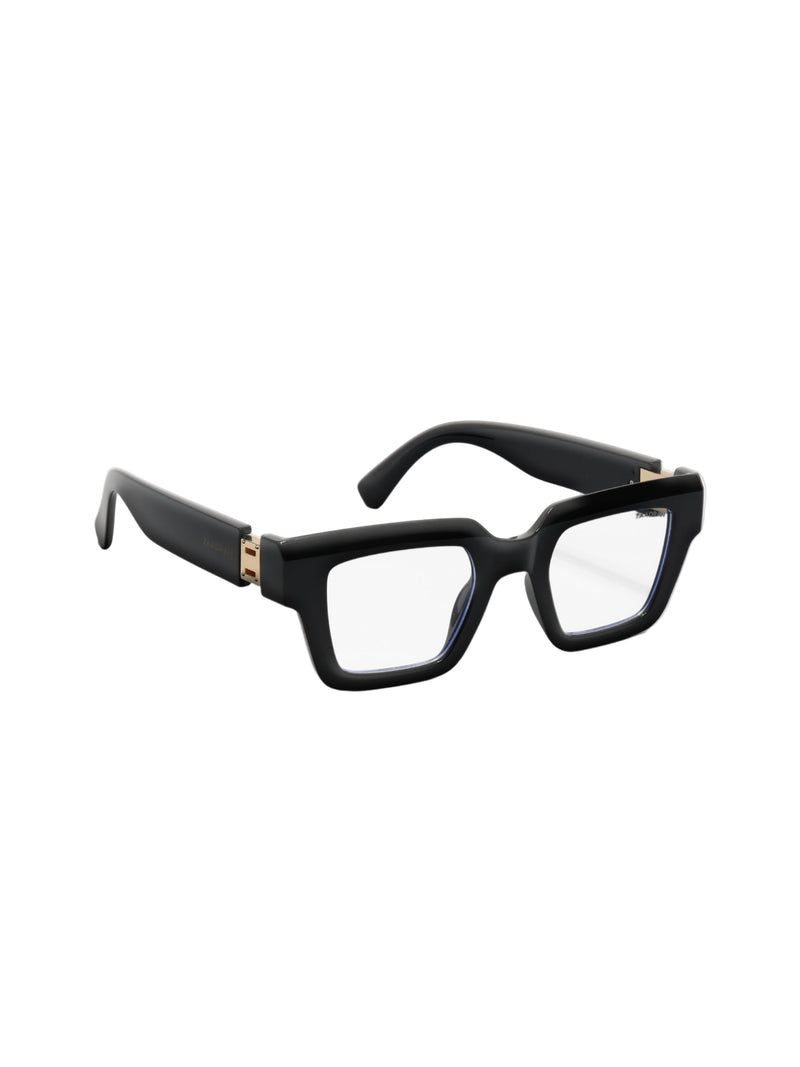 KJ | Black Transparent Oversize Sunglass