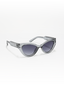 Paris | Grey Transparent Cateye Sunglass