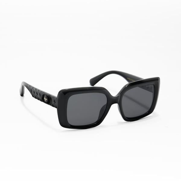 NY | Black Wayfarer Oversize Sunglass