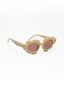 Streamline Shades | Light Taupe Round Sunglass