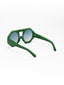 Forest Flair | Green Round Sunglass