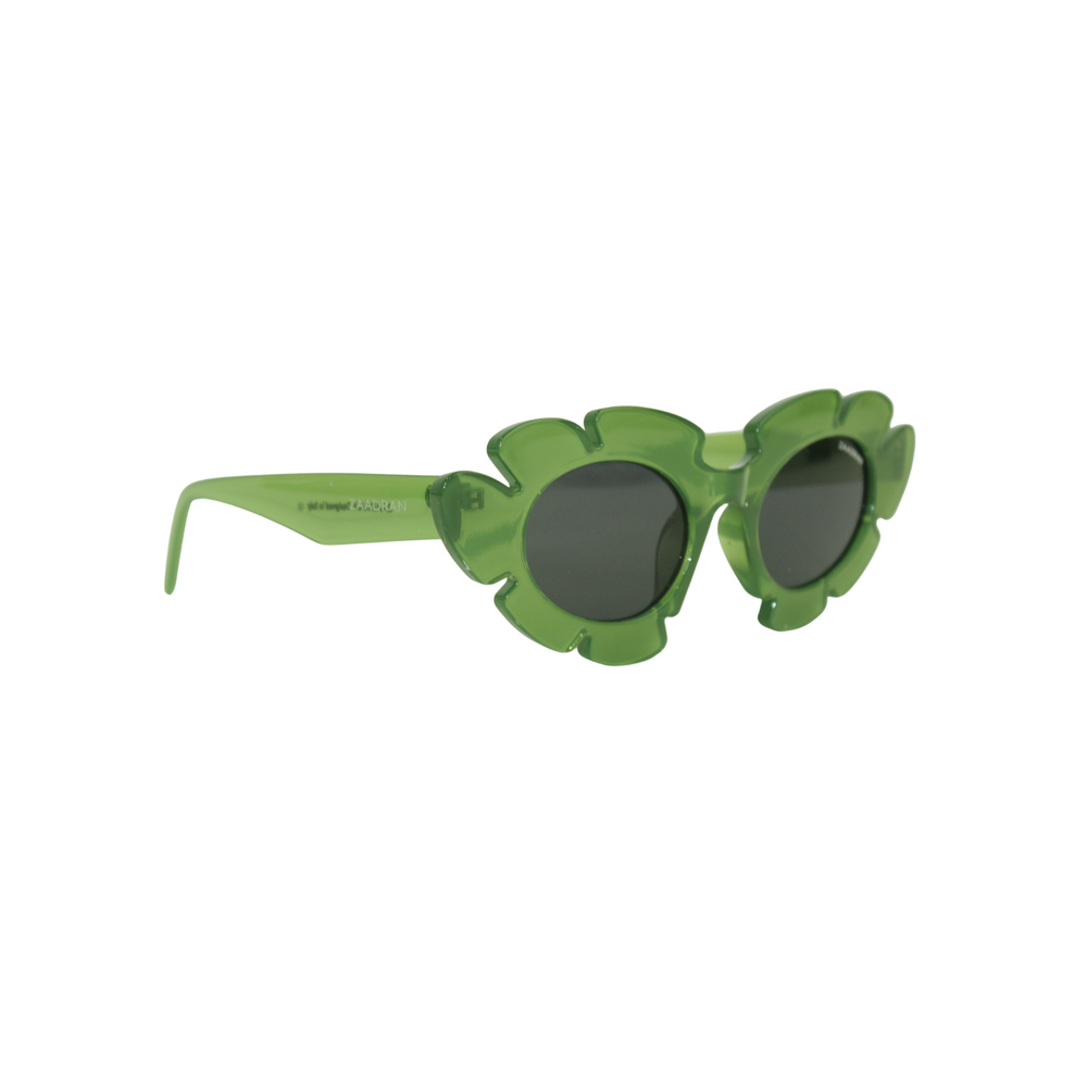 Streamline Shades | Green Round Sunglass