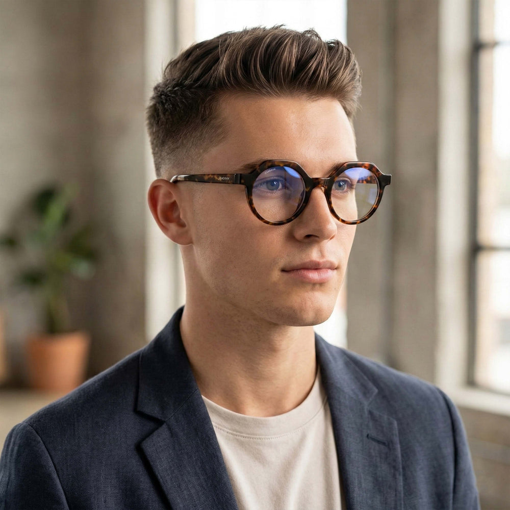 Oceania | Panther transparent Round Sunglass