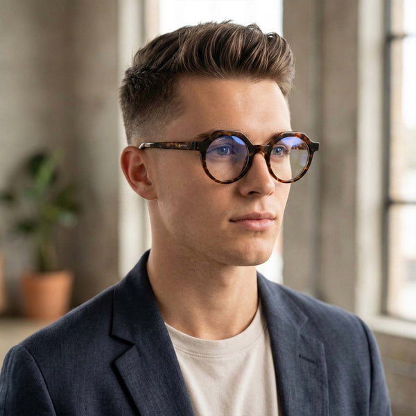 Oceania | Panther transparent Round Sunglass