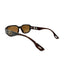 Bangkok | Dark Brown Round Rectangle Sunglass