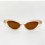 Diva | Rose Gold Transparent Cateye Sunglass