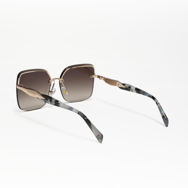 Barbados | Brown Oversize Sunglass