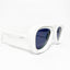 Clubmaster | White Aviator Sunglass