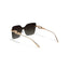 Mexico | Golden Black Rimless Oversize Sunglass