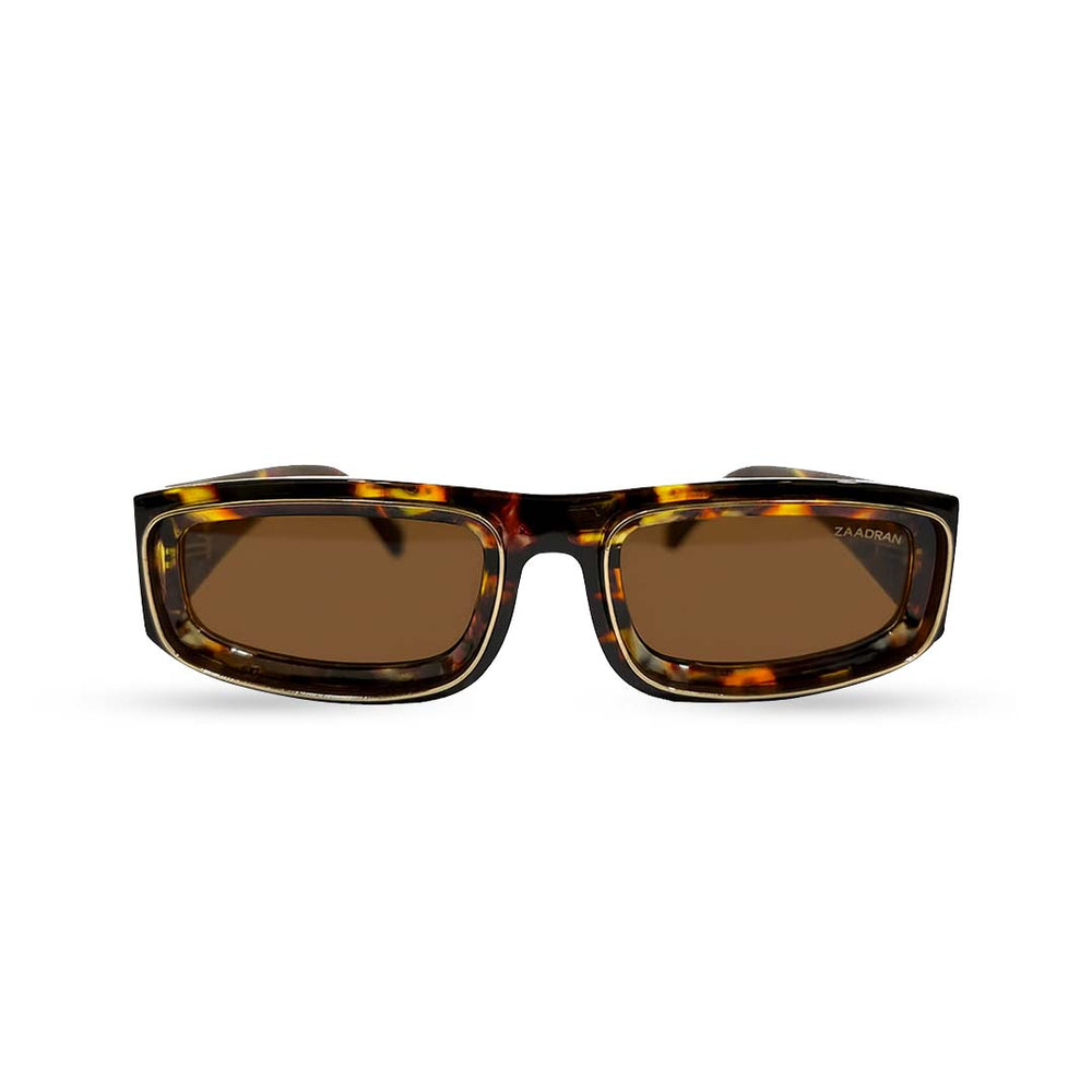 Sudan | Panther Golden Rectangle Sunglass