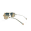 Laos | Golden White Aviator Sunglass