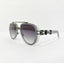 Dapper | Grey Black Aviator Sunglass