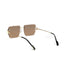 Alberta | Brown Rimless Square Sunglass