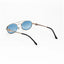 MW | Golden Blue Round Sunglass