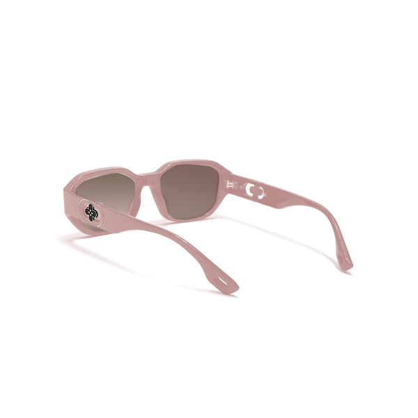 Bangkok | Peach Round Rectangle Sunglass