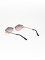 Rose Kiss | Wine Rimless Sunglass