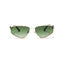 Italy | Golden Green Aviator Sunglass