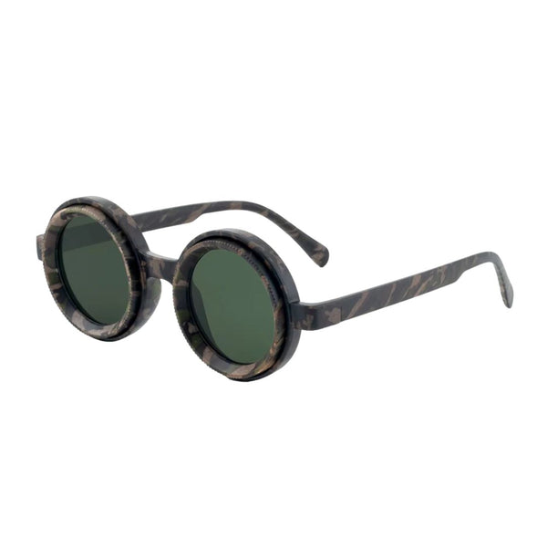 Rotater | Army Green Round Sunglass