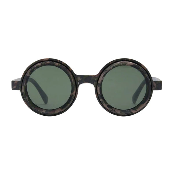 Rotater | Army Green Round Sunglass