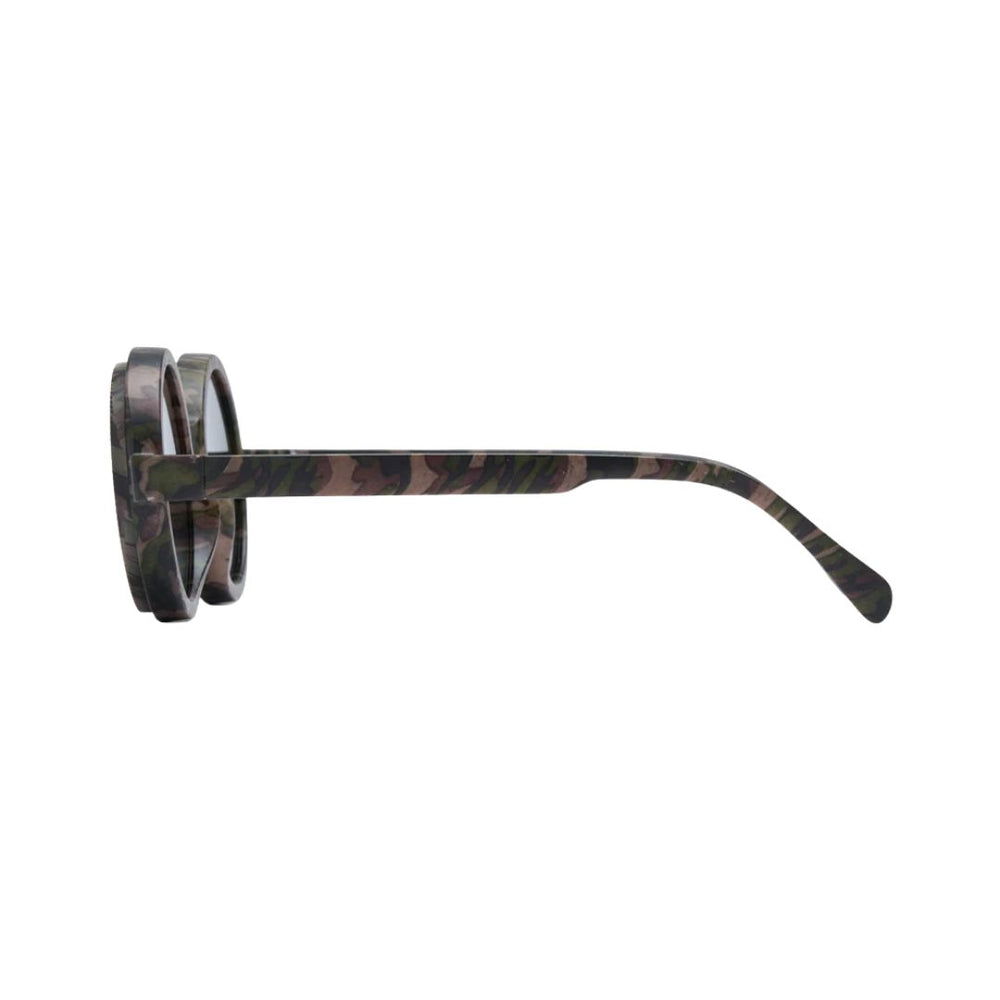 Rotater | Army Green Round Sunglass