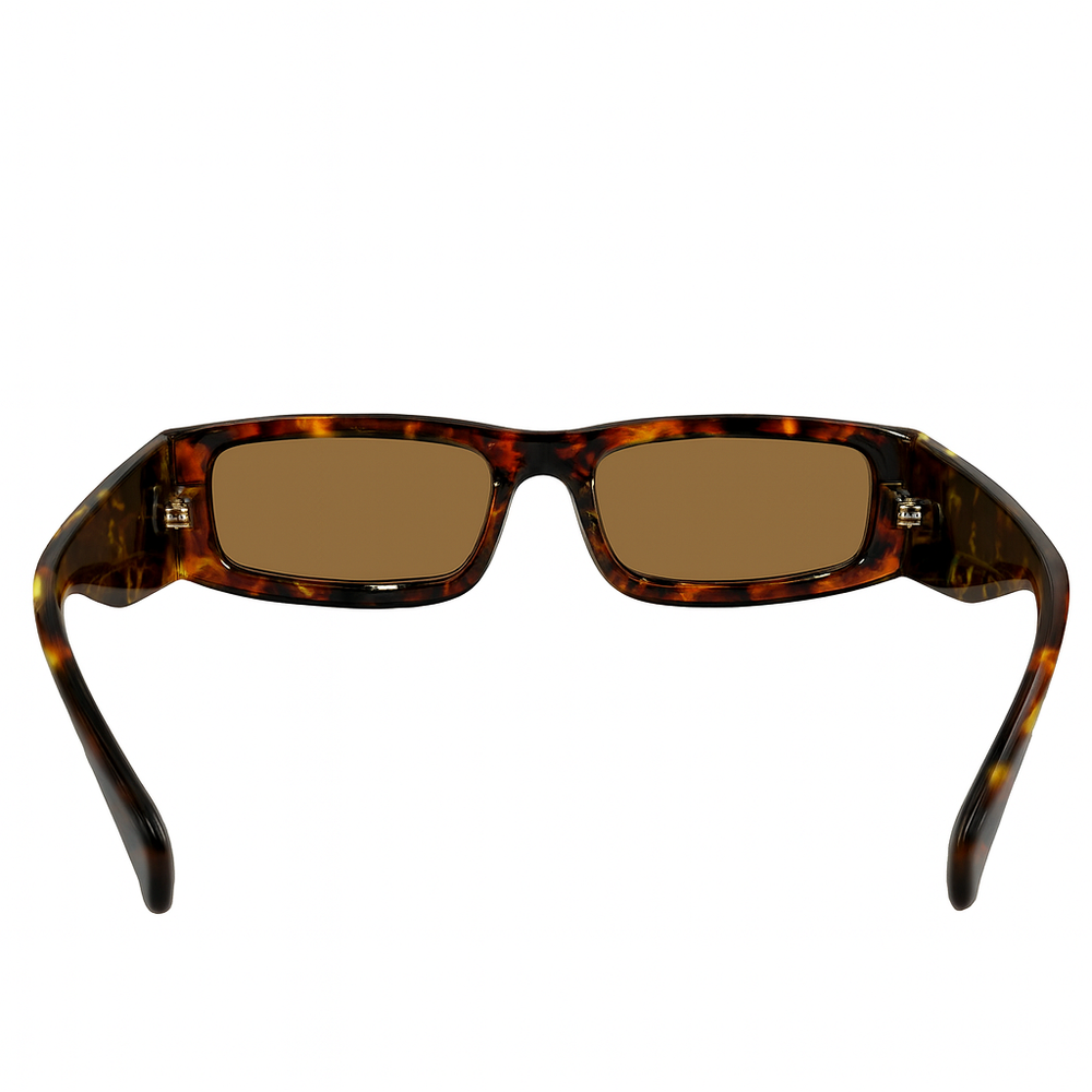 Sudan | Panther Golden Rectangle Sunglass