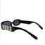 Russia | Black White Diamond Rectangle Sunglass