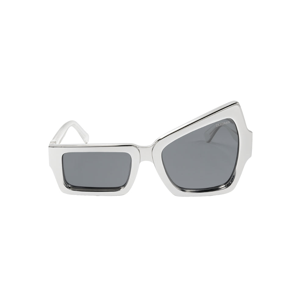 Raised Eye | Silver Wayfarer Sunglass