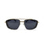 Sweden | Golden Black Aviator Sunglass