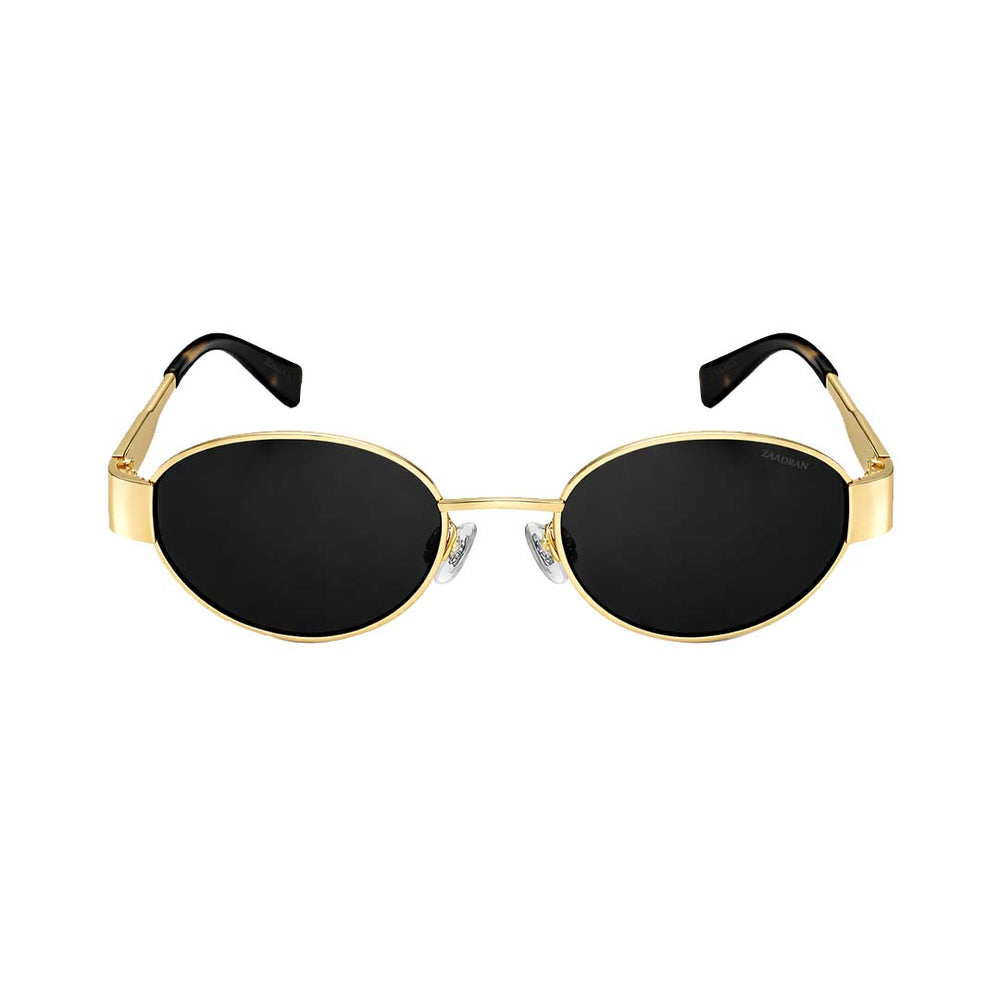 Haiti | Golden Black Round Sunglass