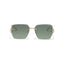 Morrocco | Golden Green Wayfarer Sunglass