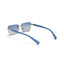 Jordan | Blue Rimless Wayfarer Sunglass